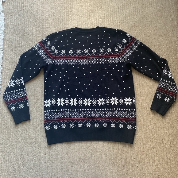 Amazon Hpoicly Christmas Sweater, size L, crew neck sweater, Viscose. - Picture 9 of 10